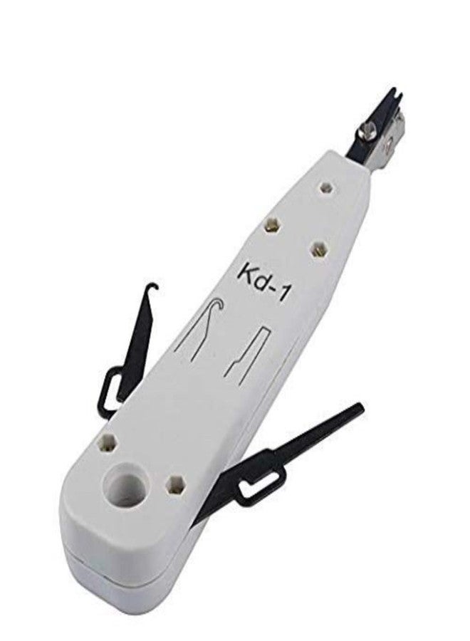 RIVER FOX Punch Down Tool for Network Cable CAT5E CAT6 RJ45 RJ11 - Low-Impact Punch, Cushioned Grip, Durable Construction, Precision Cutting, High-Speed Installation - Image 1